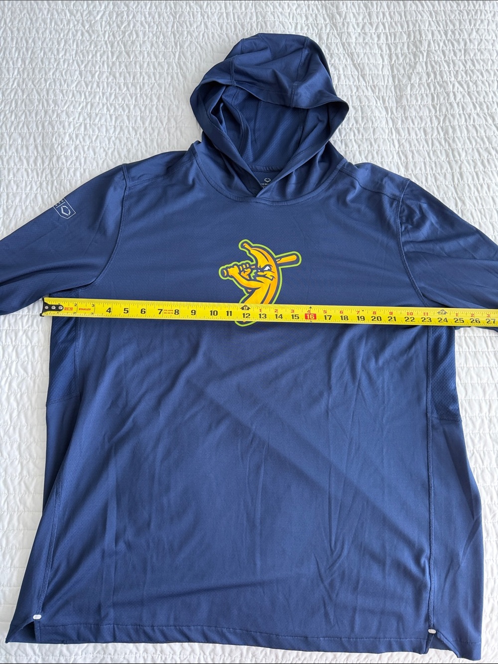 Savannah Bananas Evoshield Performance Hoodie 2XL Blue Baseball Pullover